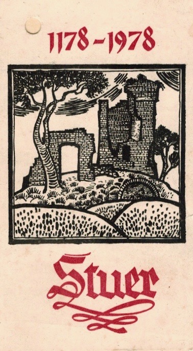 Flyer zu angenommenem Dorfjubiläum von Stuer, 1978