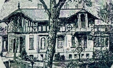 Villa Sührsen, Postkarte, 1890er Jahre