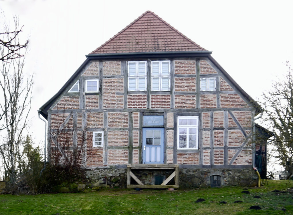 Pfarrhaus Stuer, Nordöstlicher Giebel, 2021, Foto: Doese