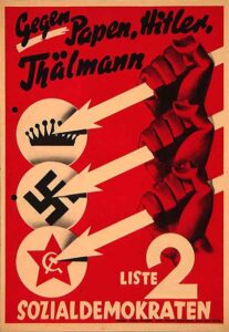 SPD-Plakat, RT-Wahl Dez. 1932