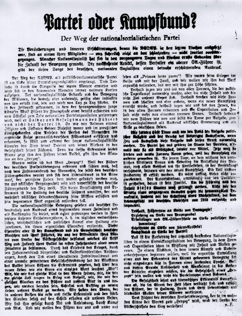 Zeitungsbeitrag, unterzeichnet mit v. F., 3.1.1933, Tägliche Rundschau
