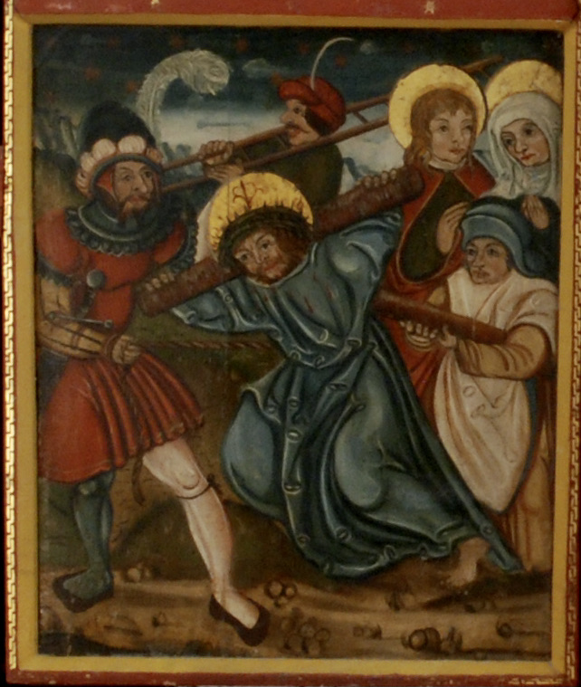 Spätmittelalterliche Altartafel mitPassionsdarstellung, Schmiedeberg/ Uckermark, Foto: Dirk Jacob